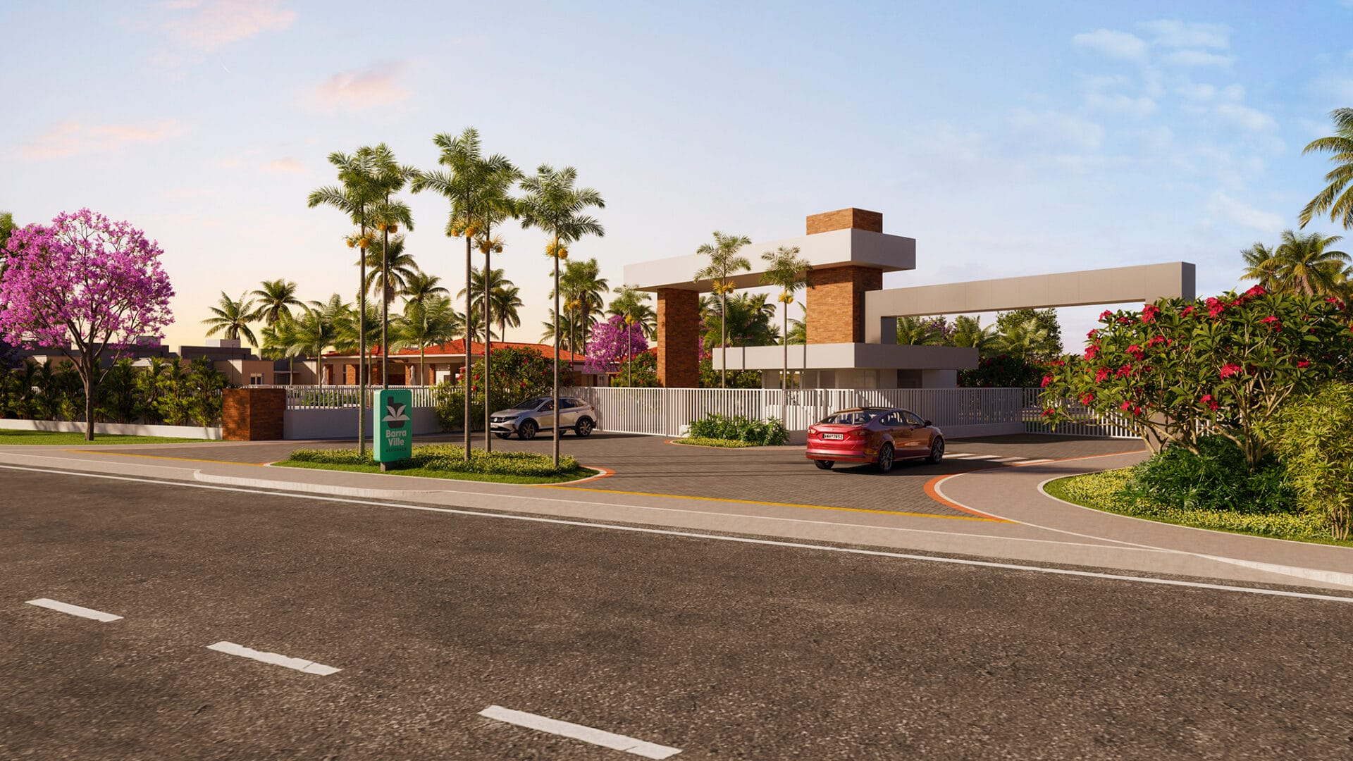 Fachada do Barra Ville Residence
