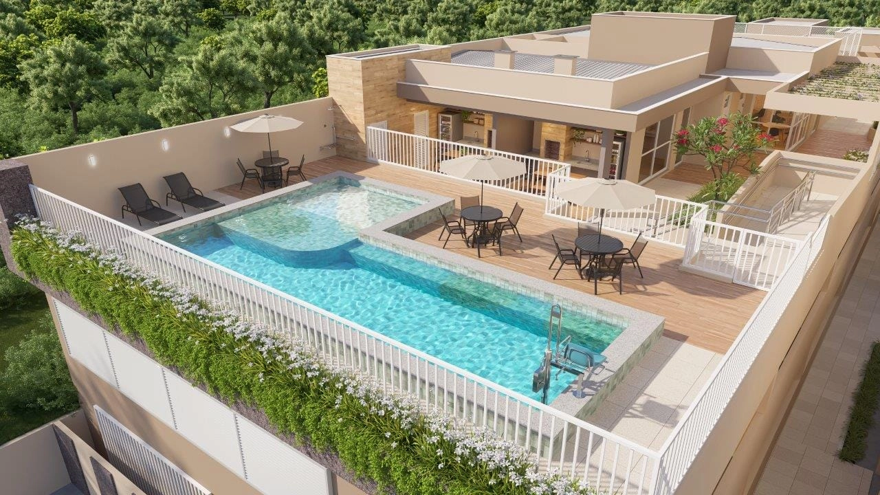 Área da piscina